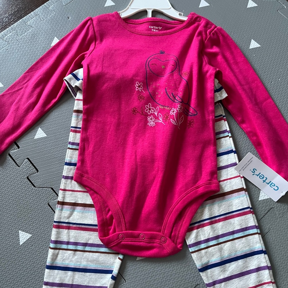 Carter's Pink Owl Set